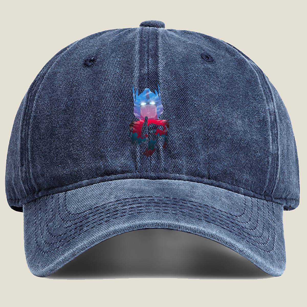 Transformers: Optimus Prime and Megatron - Washed Denim - Baseball Cap