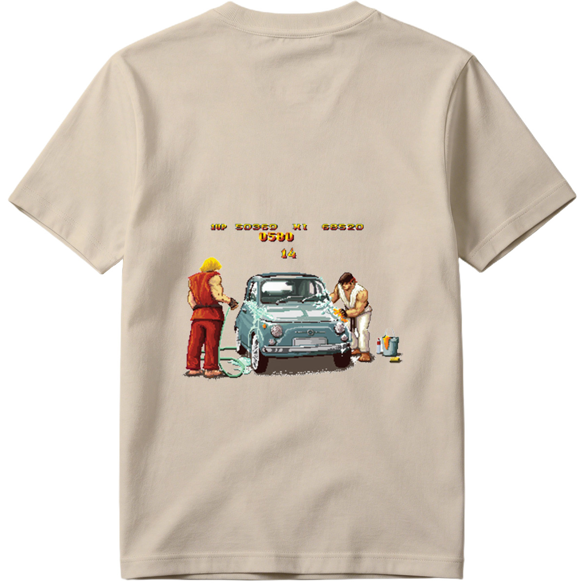 Street Fighter: Ryu and Ken Wash Car - Tee