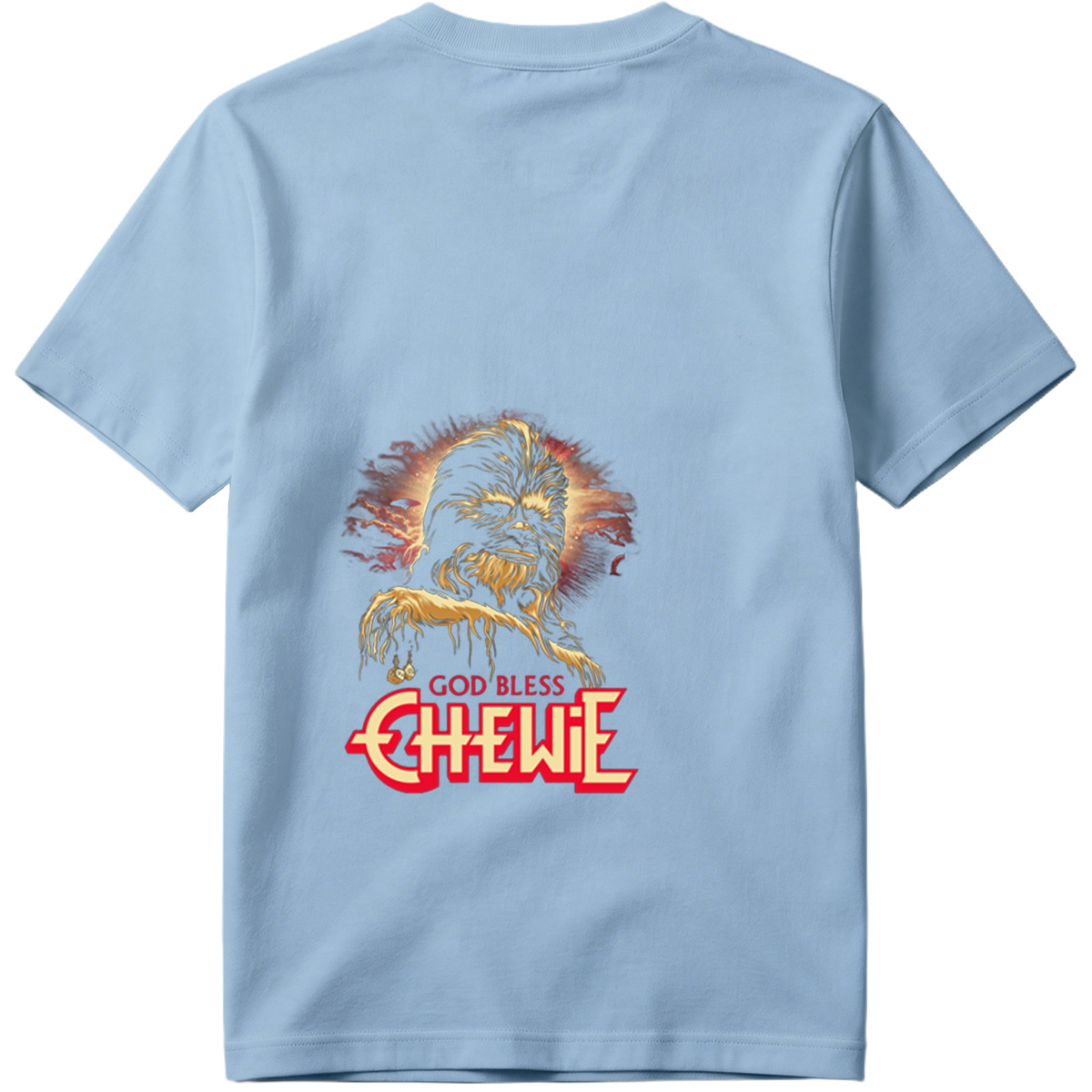 God Bless Chewie - Star Wars Character Art - Tee