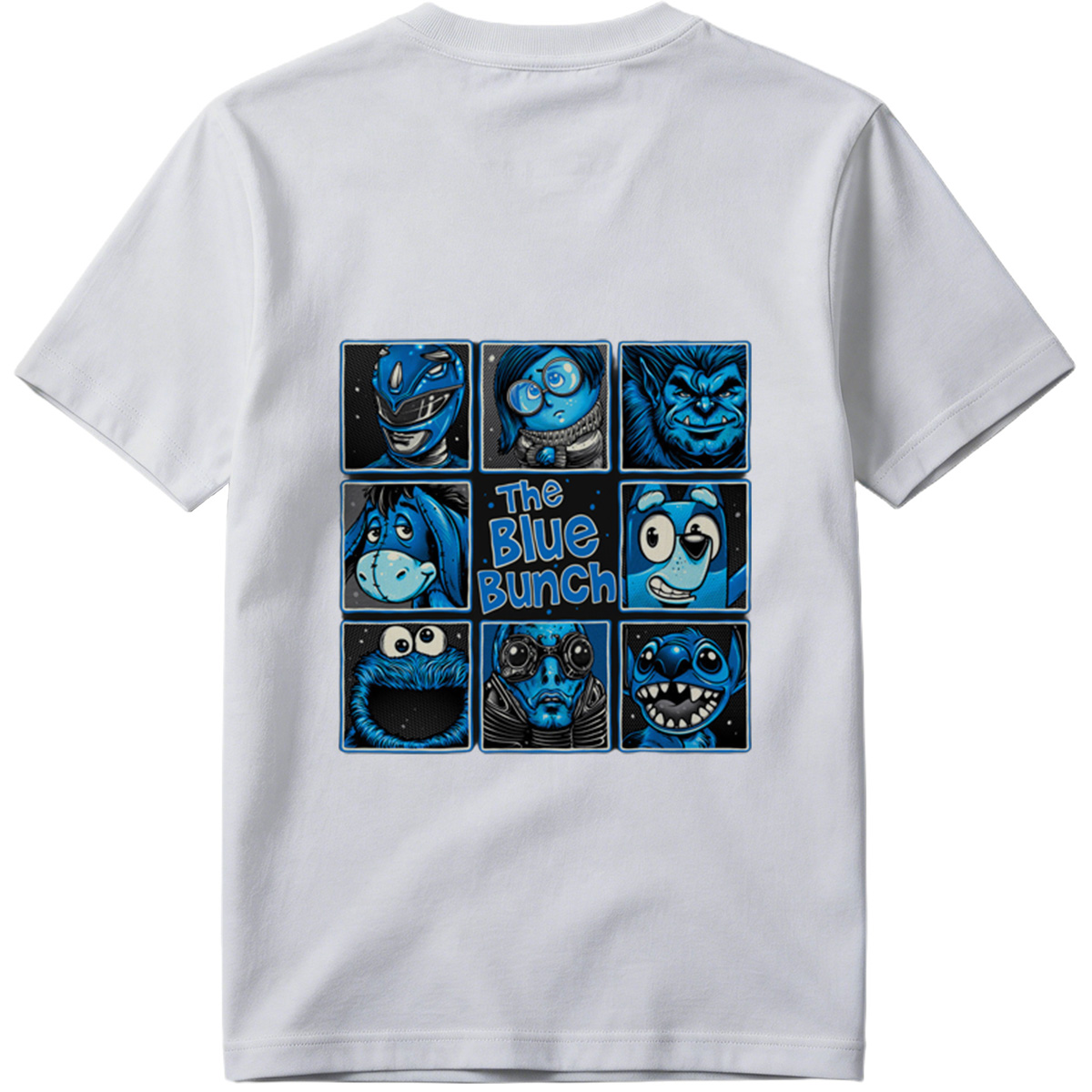 The Blue Bunch: A Collection of Blue Characters - Tee