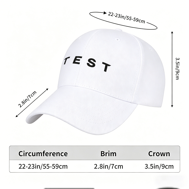 Unisex Classic Baseball Cap with Minimalist Text Print Design for Outdoor Activities, Urban Streetwear, and Daily Wear – Suitable for Adults Seeking Stylish and Comfortable Headwear
