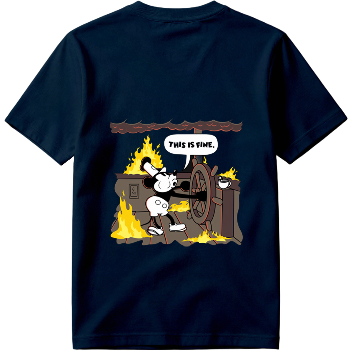 Mickey Mouse in a Burning Room: 