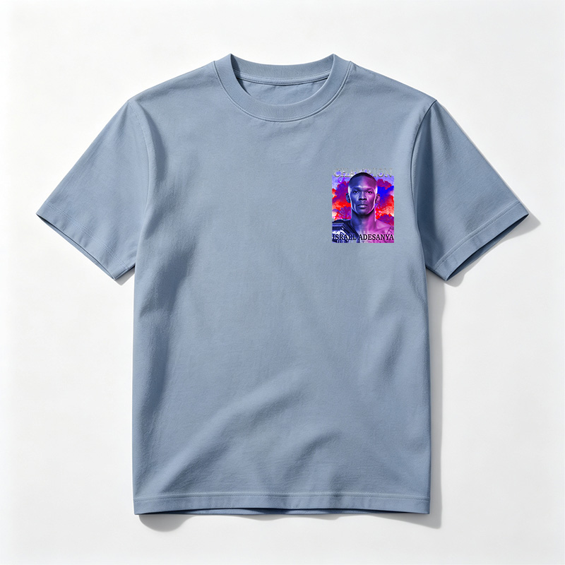 Israel Adesanya Champion UFC Fighter Portrait - Tee