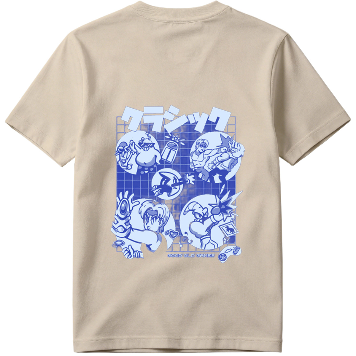 Classic Gaming Characters: Sonic, Knuckles, Tails, and Dr. Eggman - Tee
