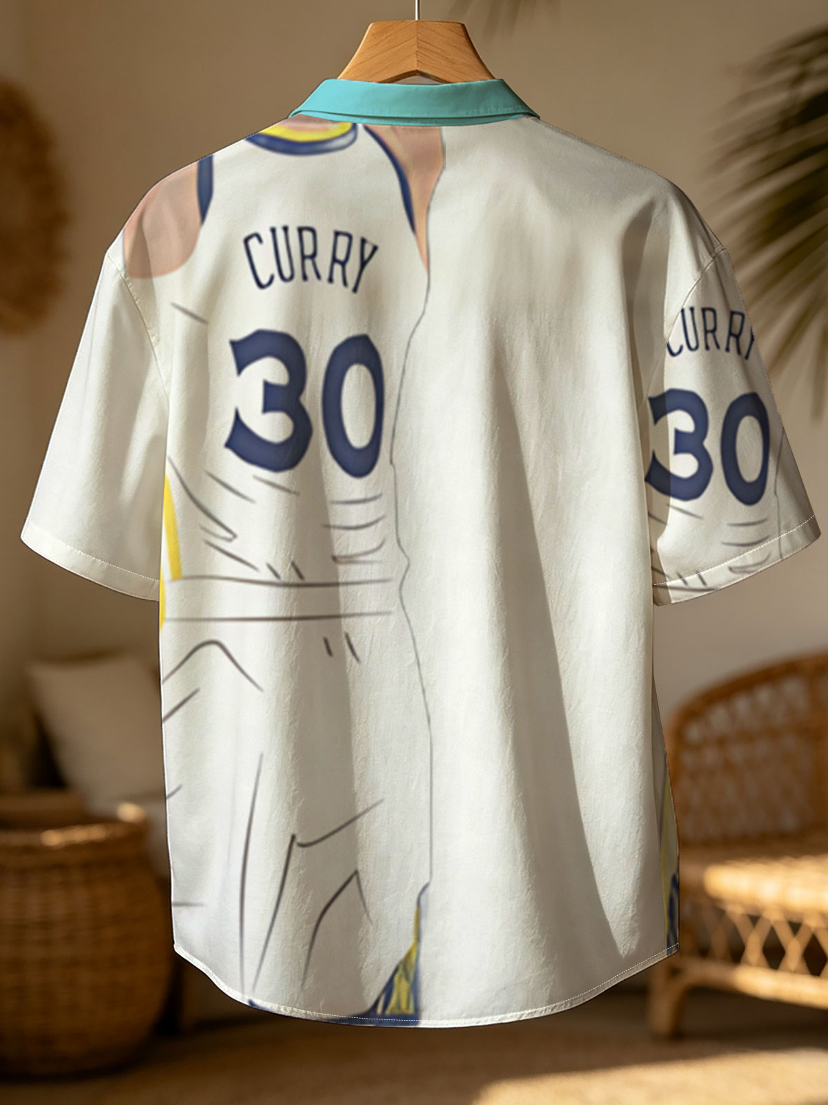 Stephen Curry Shooting a Three-Pointer with 