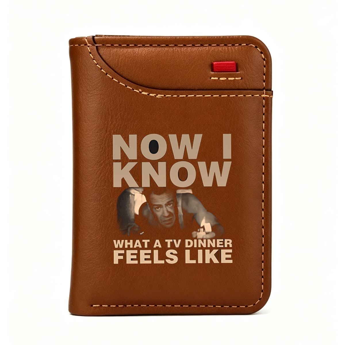Now I Know What a TV Dinner Feels Like - Jack Nicholson - Vertical Style Wallet