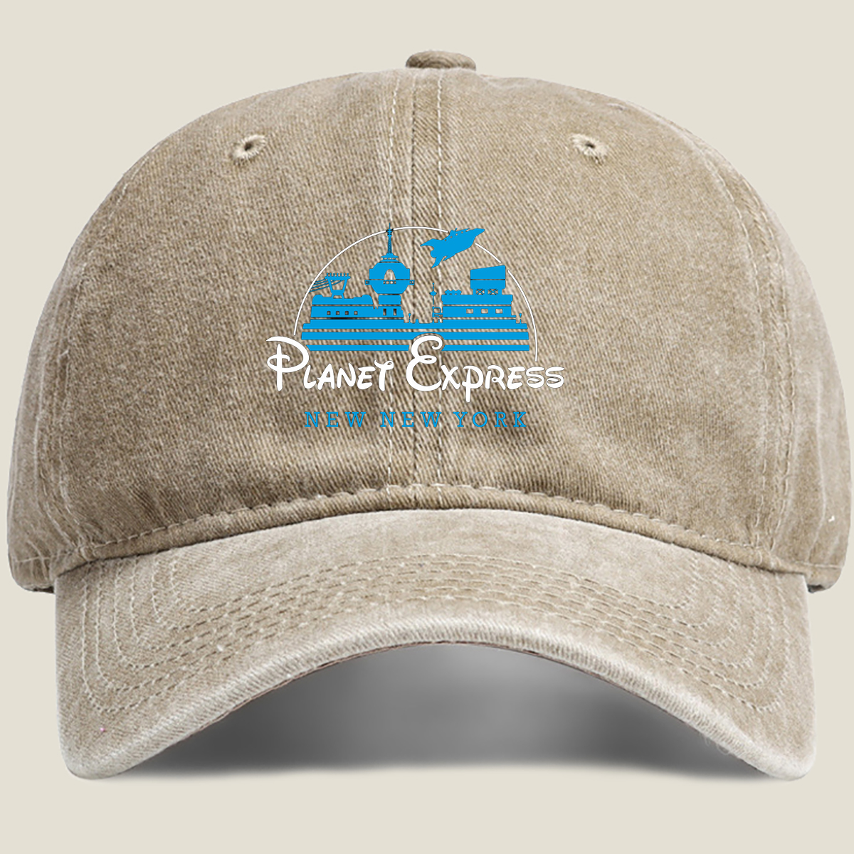 Planet Express: New New York - Washed Denim - Baseball Cap