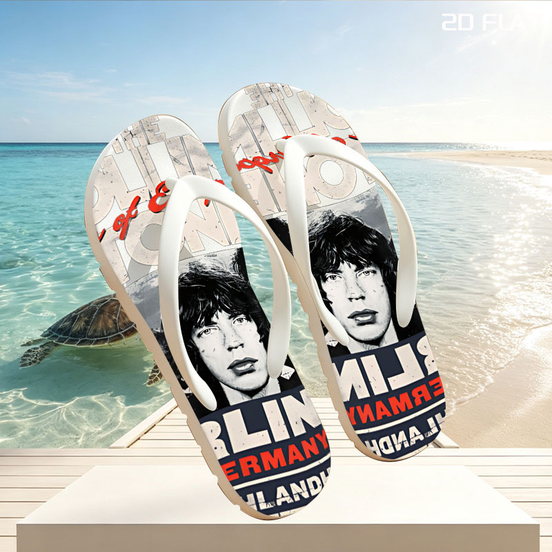 The Rolling Stones Tour of Europe '76 - Berlin, West Germany, 3 May 1976, Deutschlandhalle -  flip-flops