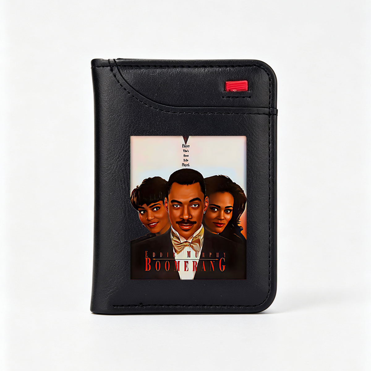 Eddie Murphy in Boomerang: A Romantic Comedy with Halle Berry and Robin Givens - Vertical Style Wallet