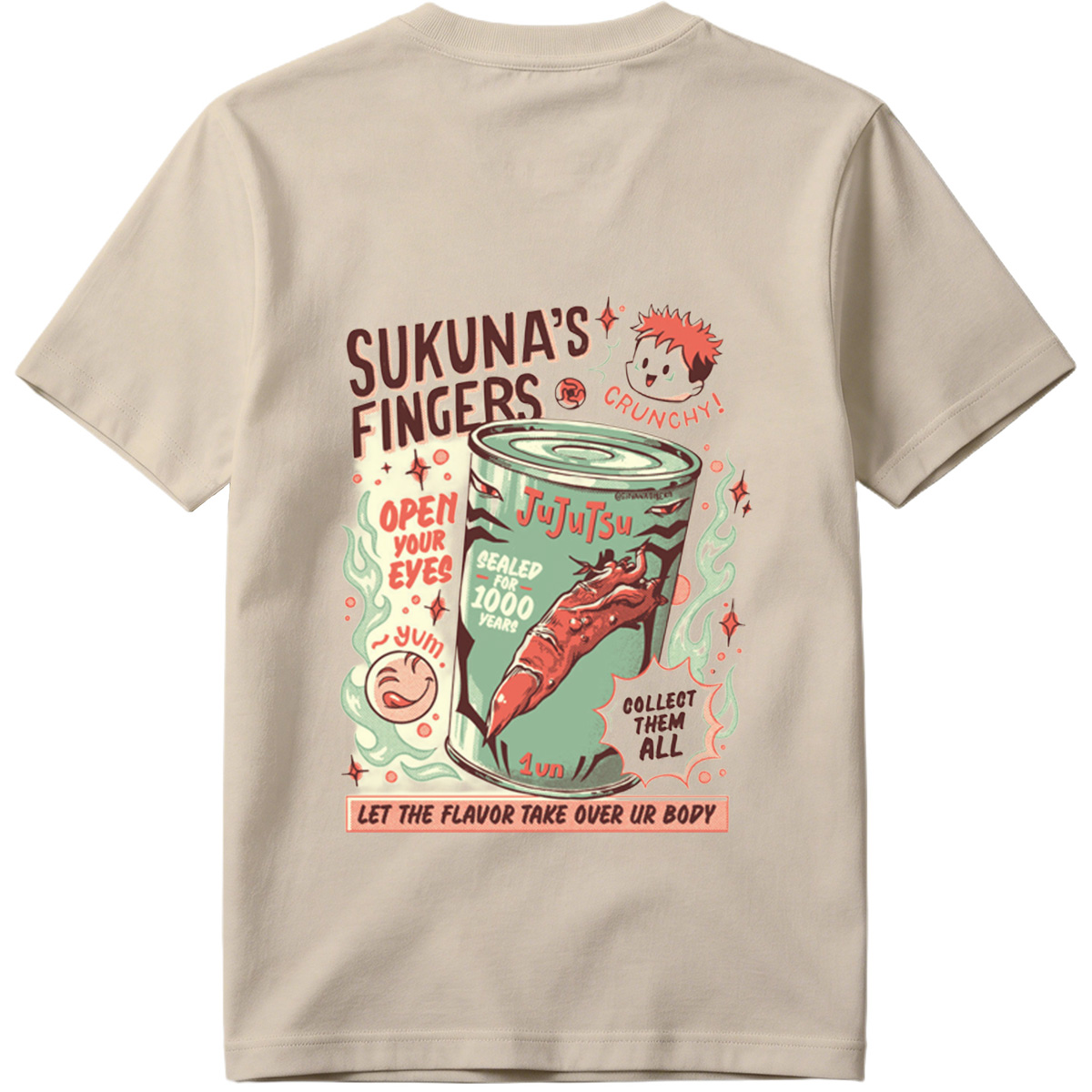 Sukuna's Fingers: Jujutsu Kaisen Snack Parody - Tee