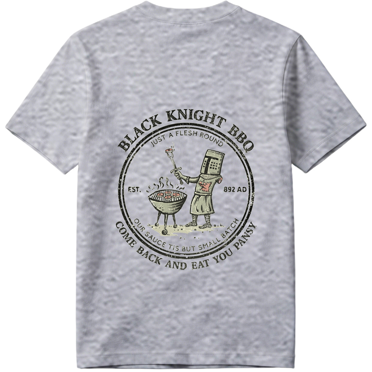 Black Knight BBQ: Just a Flesh Round - Tee