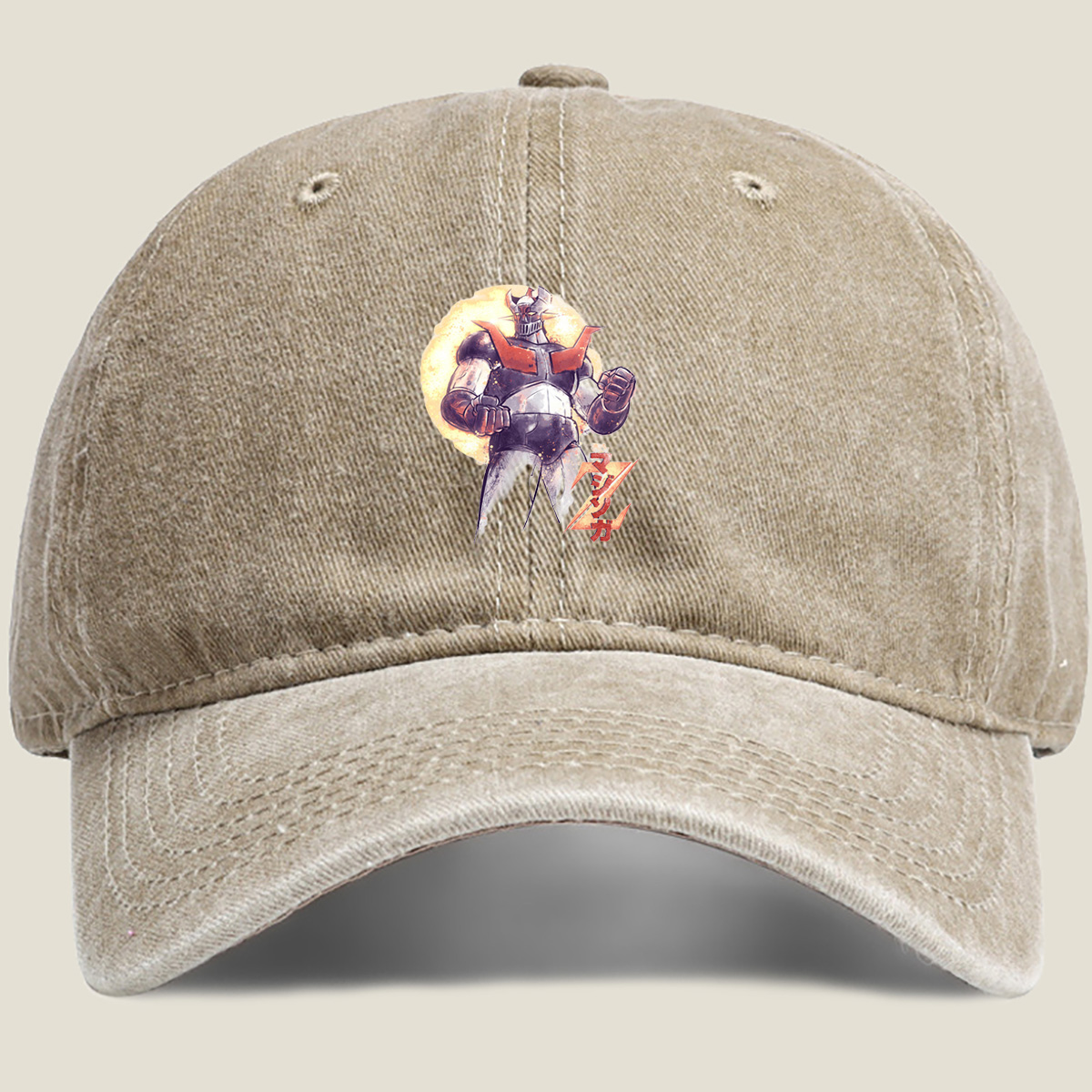 Mazinger Z - Washed Denim - Baseball Cap