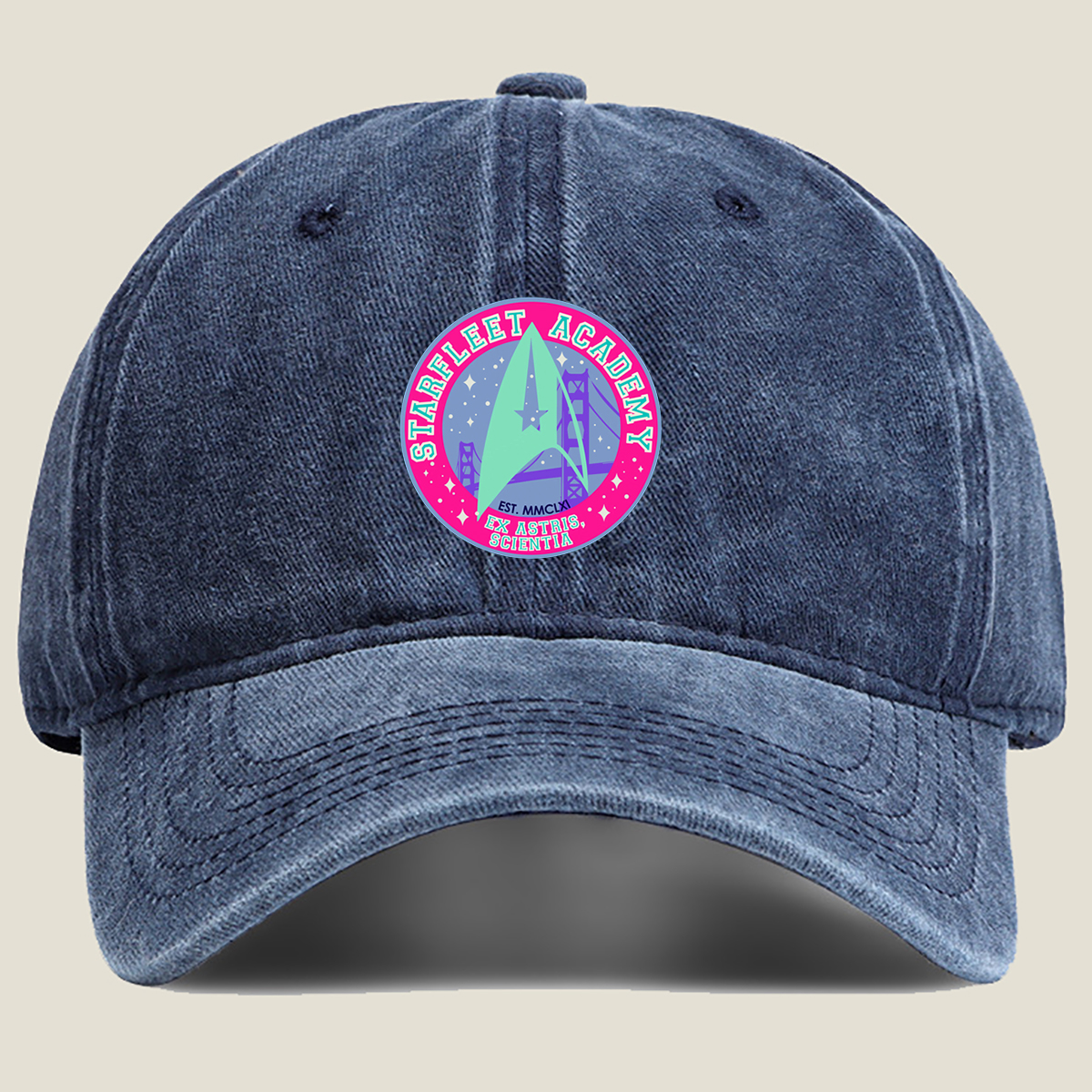 Starfleet Academy: Ex Astris, Scientia - Washed Denim - Baseball Cap