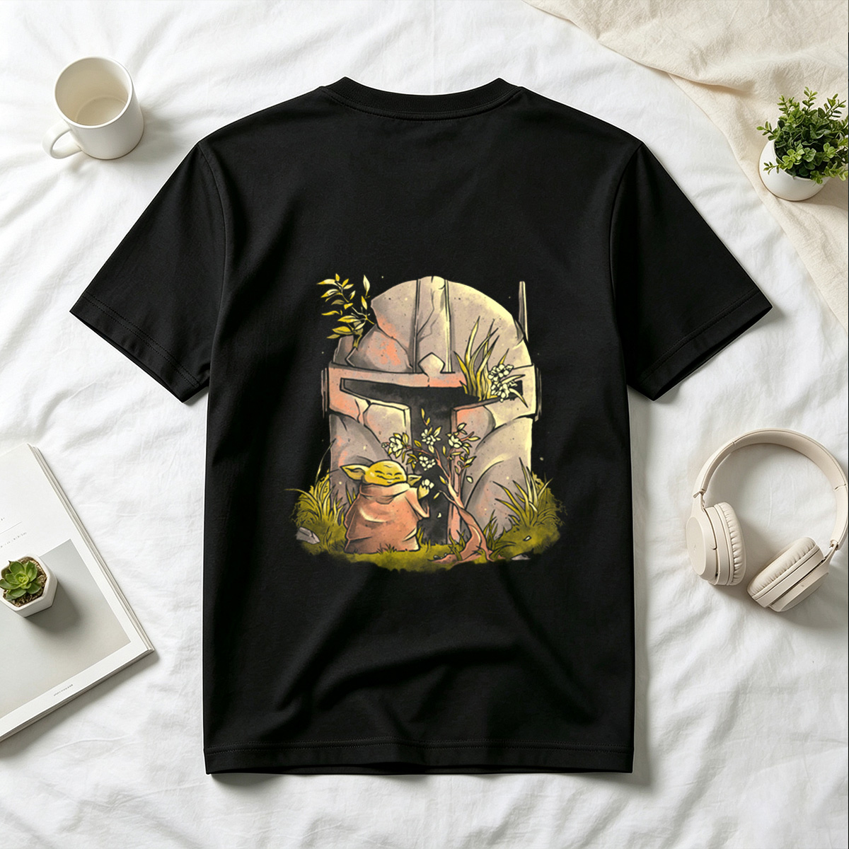 The Mandalorian and Grogu in Nature - Tee