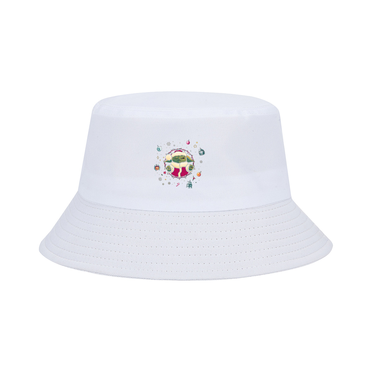 Baby Yoda Christmas Holiday Art - Fisherman's Hat