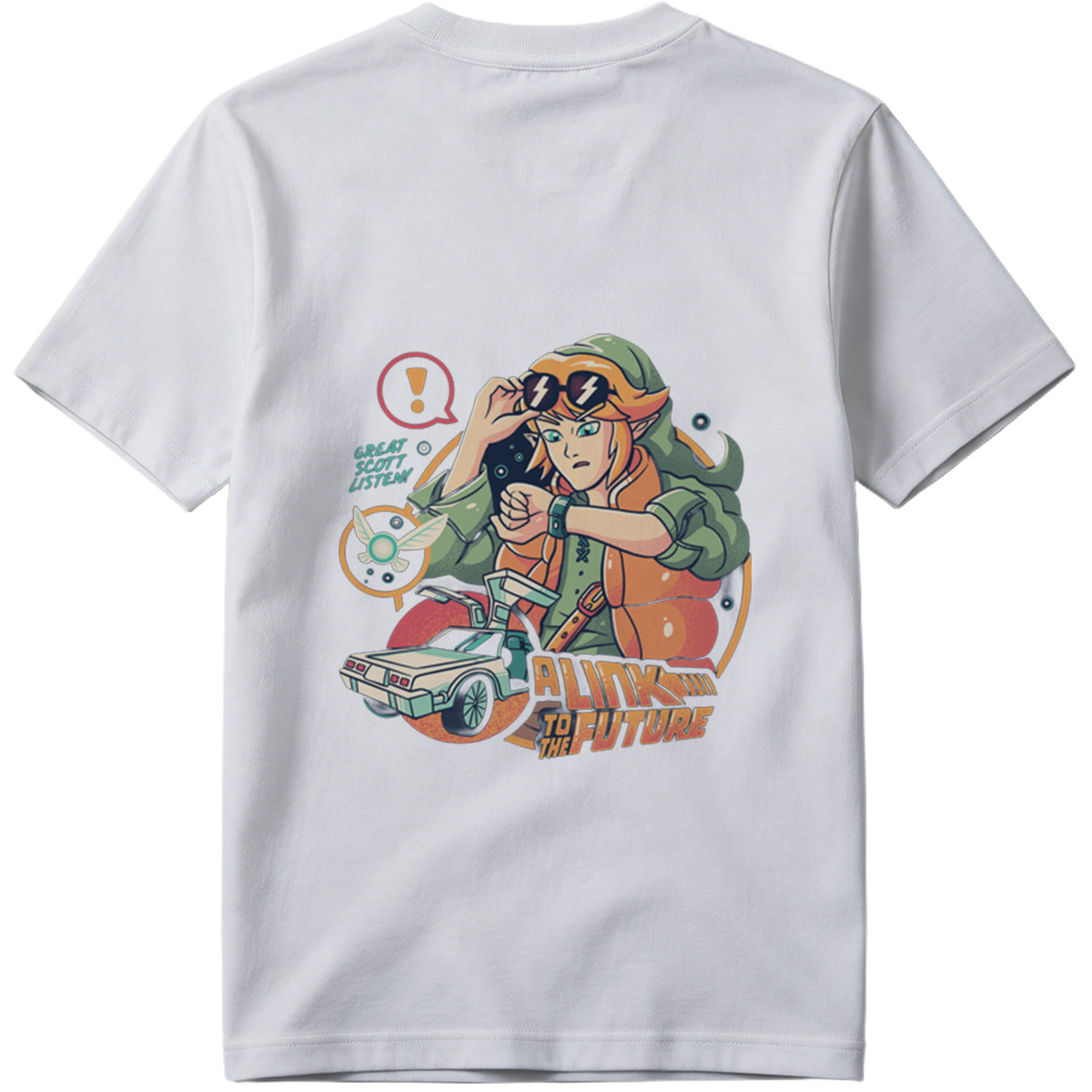 A Link to the Future: Zelda Meets Back to the Future - Tee