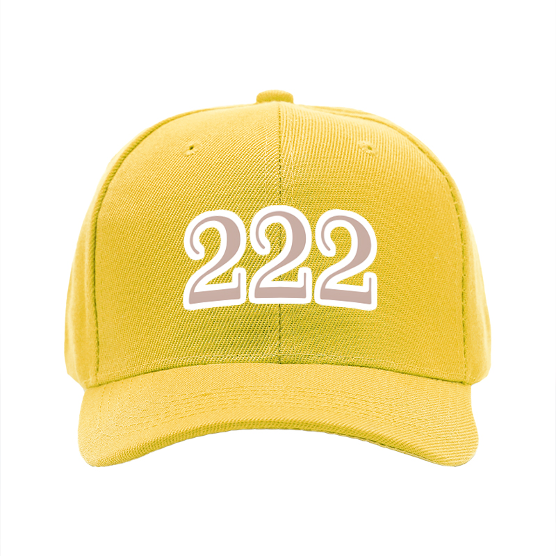 1pc New Baseball Cap with 222 Number Print Design Unisex Adjustable Hat for Outdoor Activities and Casual Wear Suitable for Adults and Teens