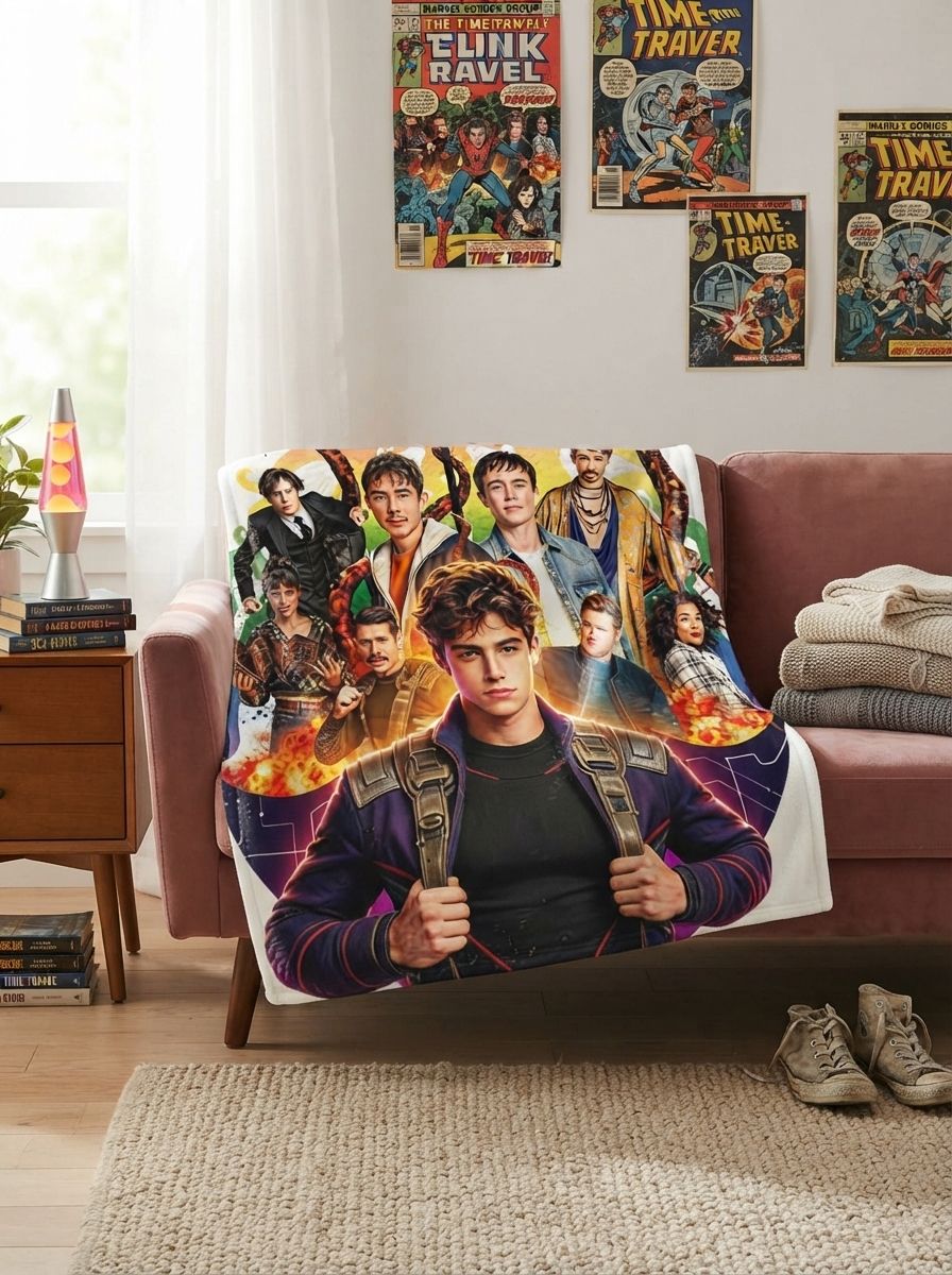Custom Photo Flannel Blanket Personalized Face Print Soft Warm Fleece Throw Blanket for Bed Couch Cozy Gift