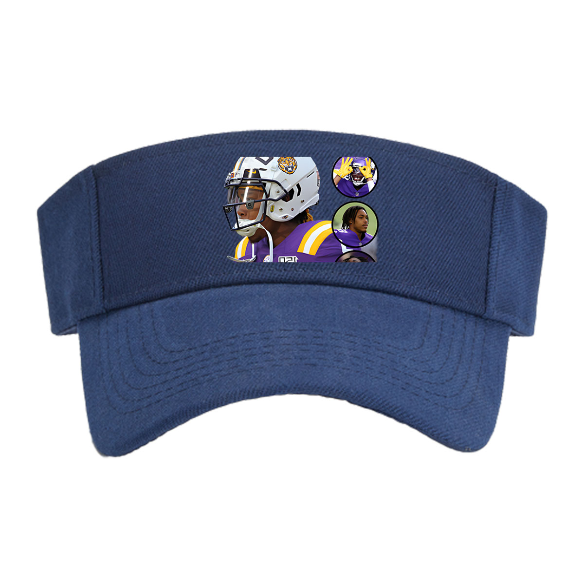Justin Jefferson LSU Football Player Highlight Collage -  Visor cap