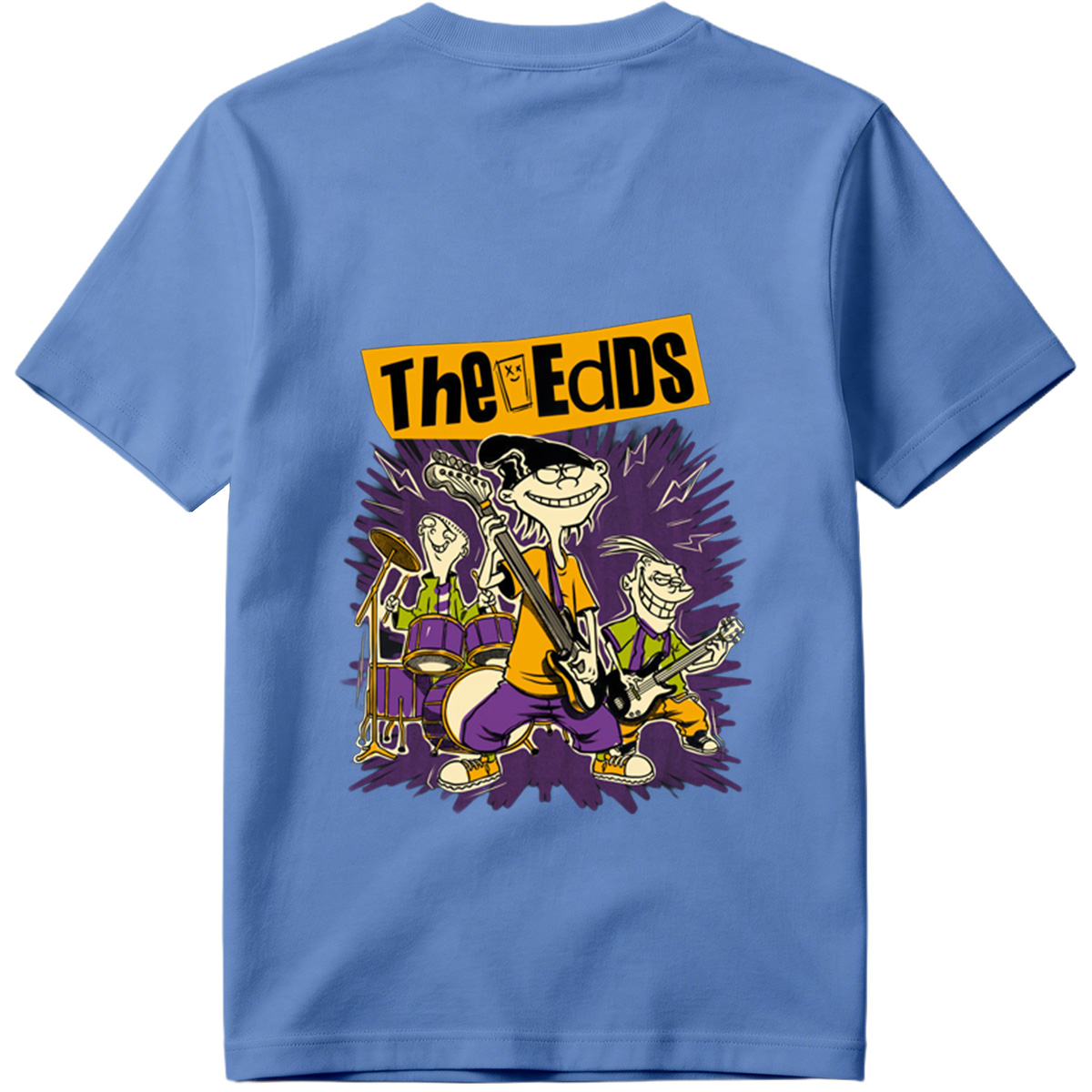 The Eds: Eddy, Ed, and Double D in Rock Band Action - Tee
