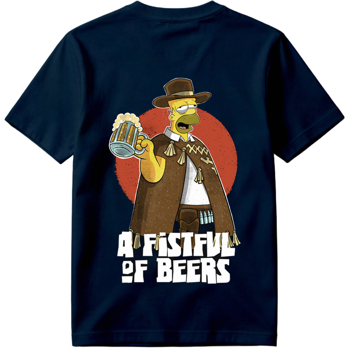 A Fistful of Beers - Homer Simpson - Tee