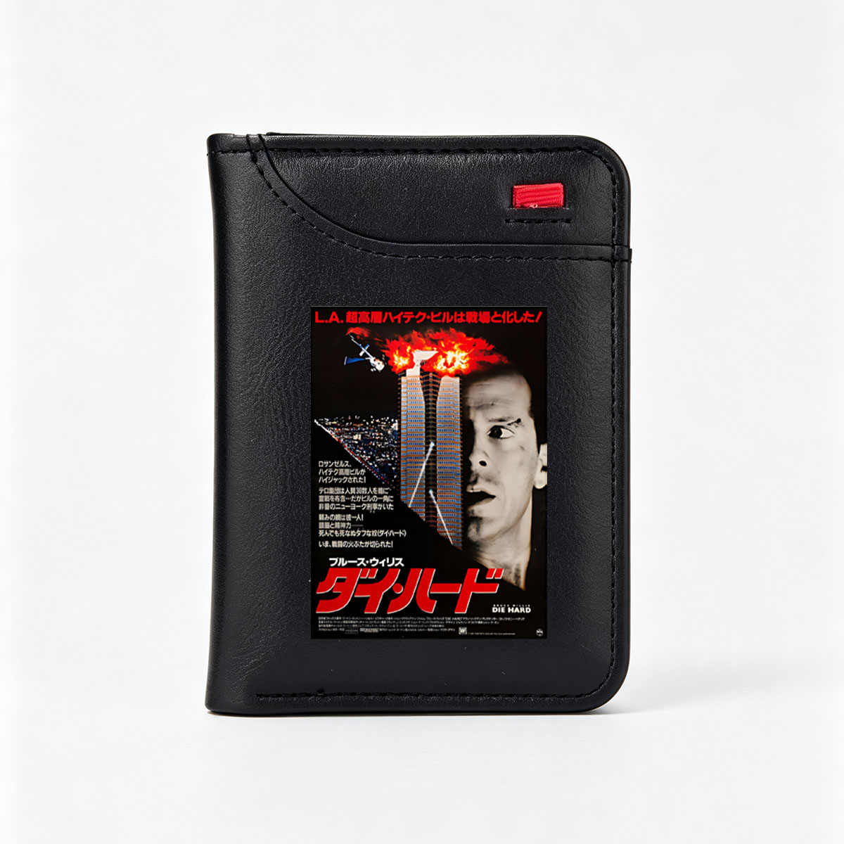 Die Hard - Bruce Willis, Los Angeles, High-Tech Building, Action, Thriller - Vertical Style Wallet