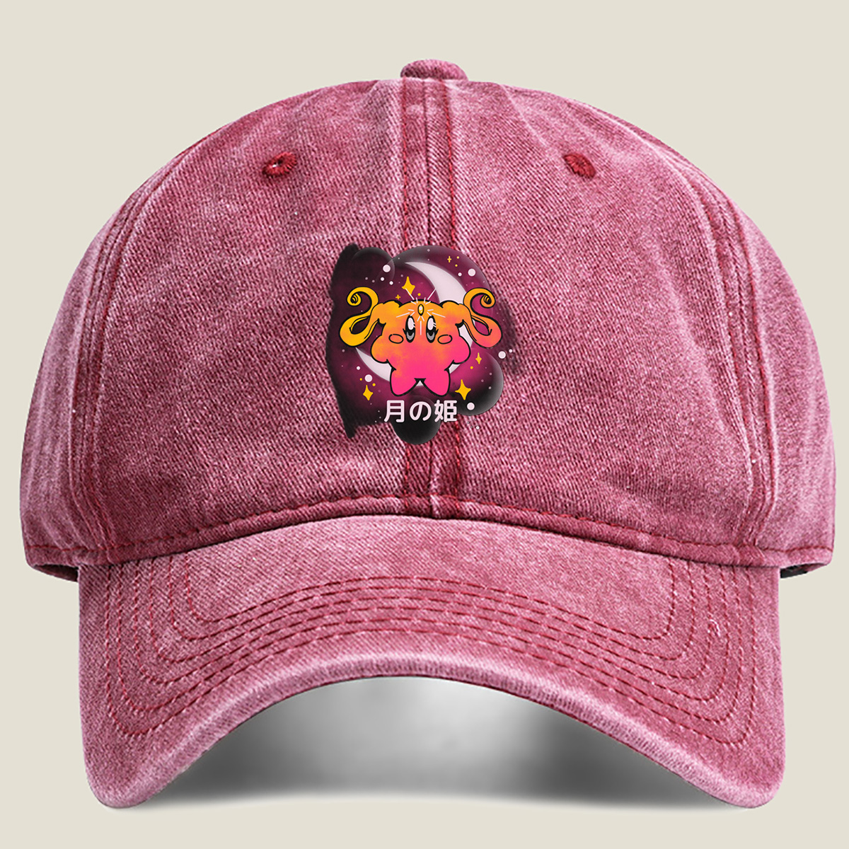 Kirby: Princess of the Moon - Washed Denim - Baseball Cap