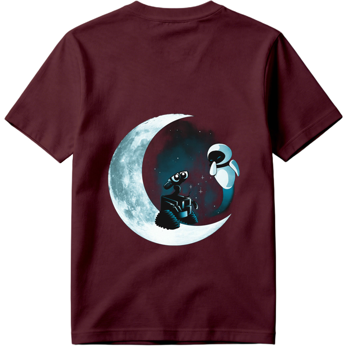 WALL-E and EVE on the Moon - Tee