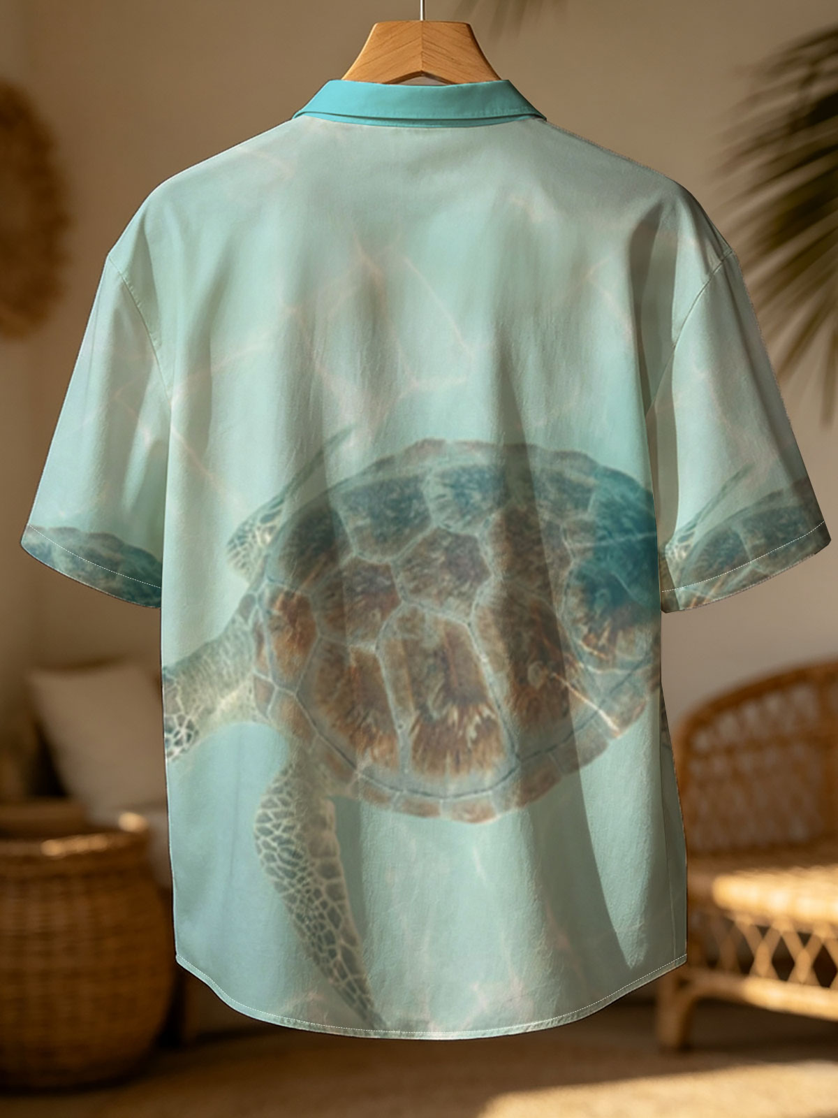 Sea Turtle Swimming in Clear Blue Water -  Shirt