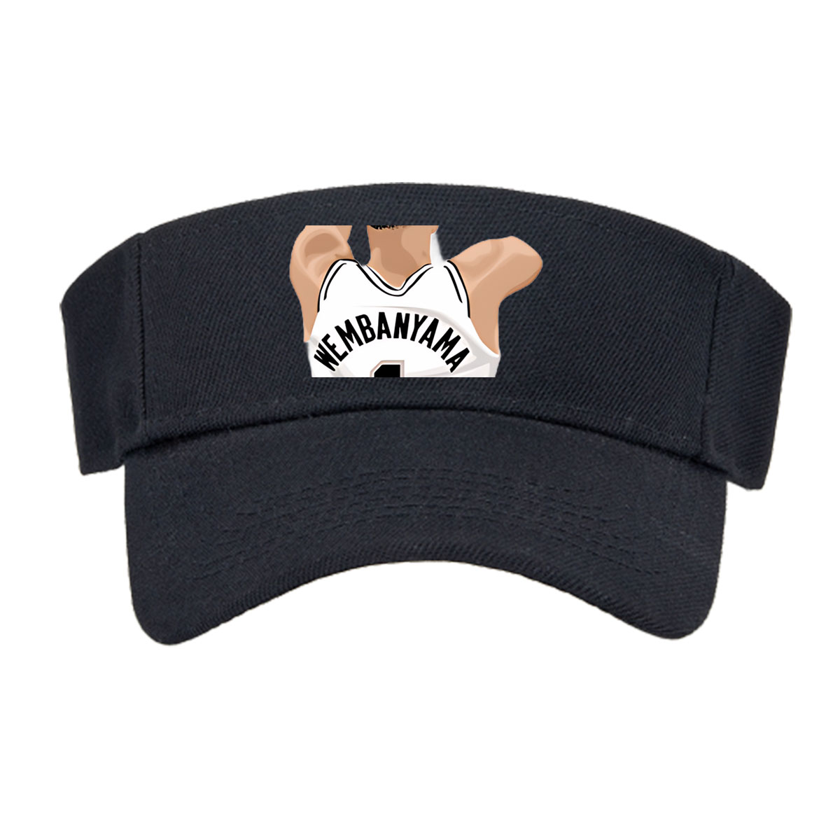 Wembanyama Shooting Basketball, Player #1 in Action -  Visor cap