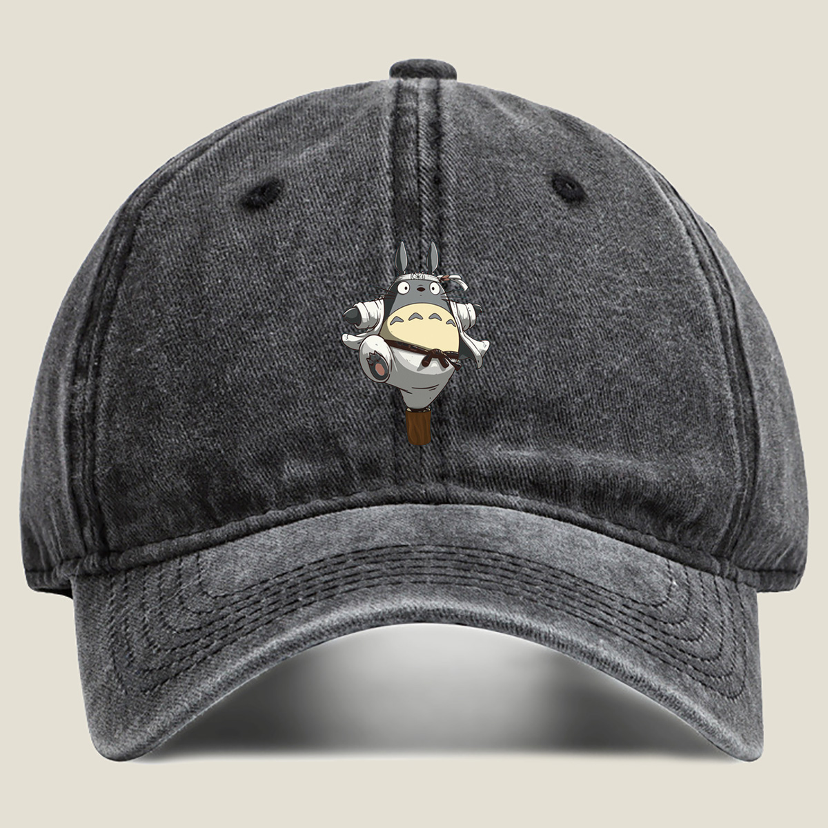 Totoro Ninja Adventure - Washed Denim - Baseball Cap