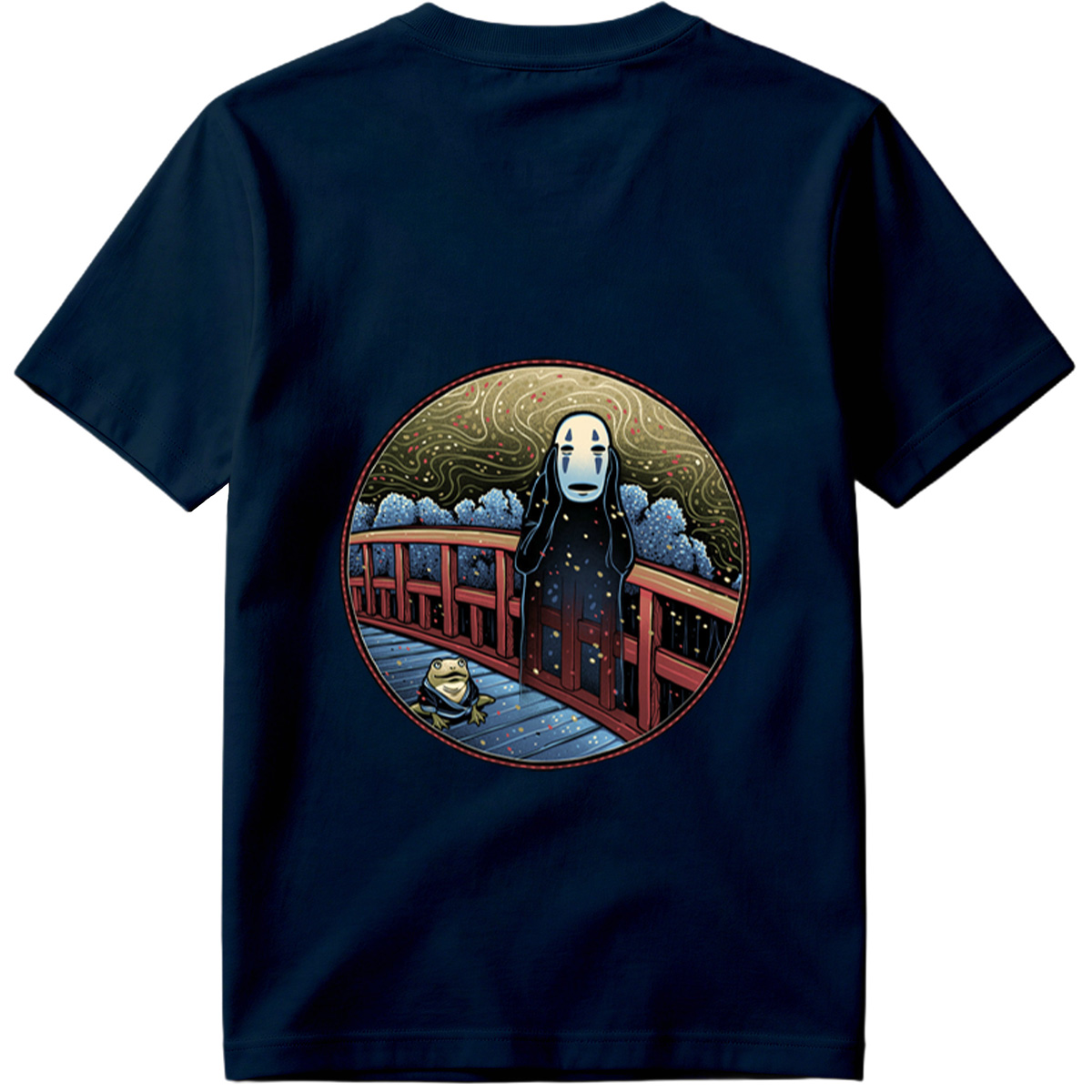 Spirited Away: No-Face and Frog on Bridge - Tee