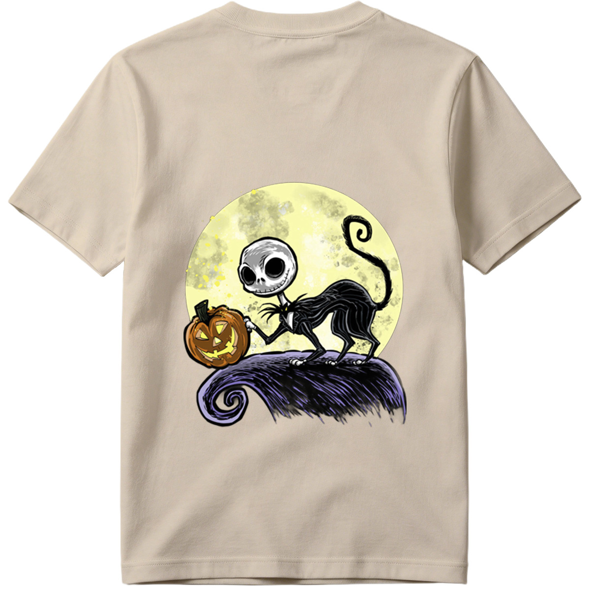 Jack Skellington and Pumpkin Moon - Tee