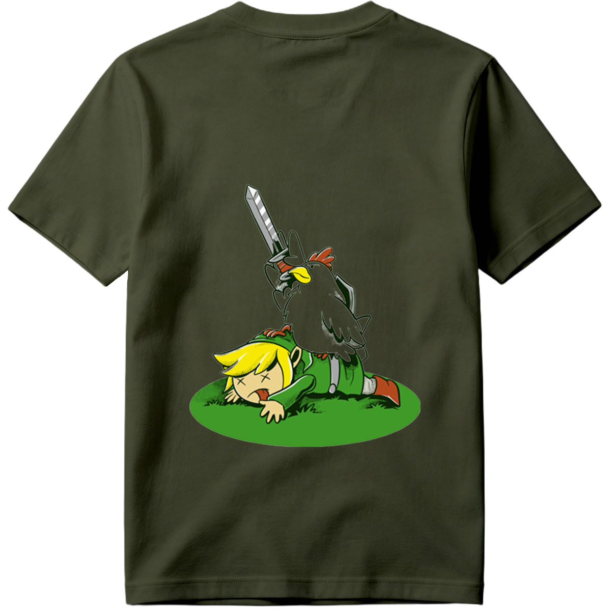 Link and Chicken Warrior - Tee