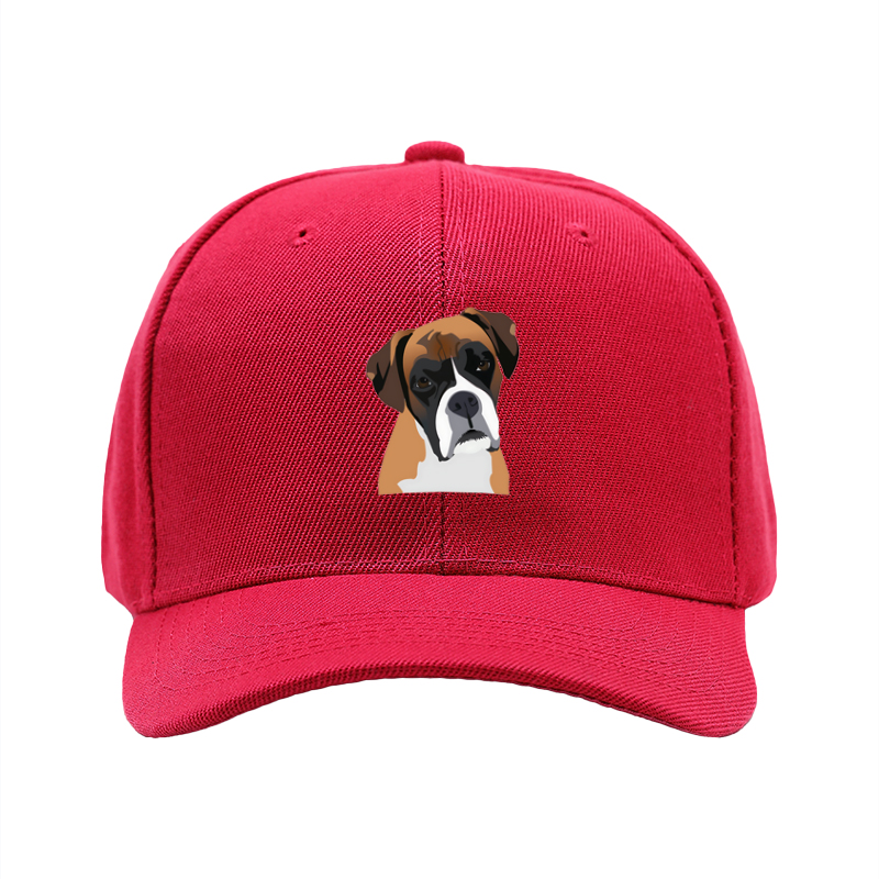 1pc New Baseball Cap Boxer Dog Print Unisex Adjustable Hat for Outdoor Activities and Casual Wear Adults and Teens Fashion Accessory