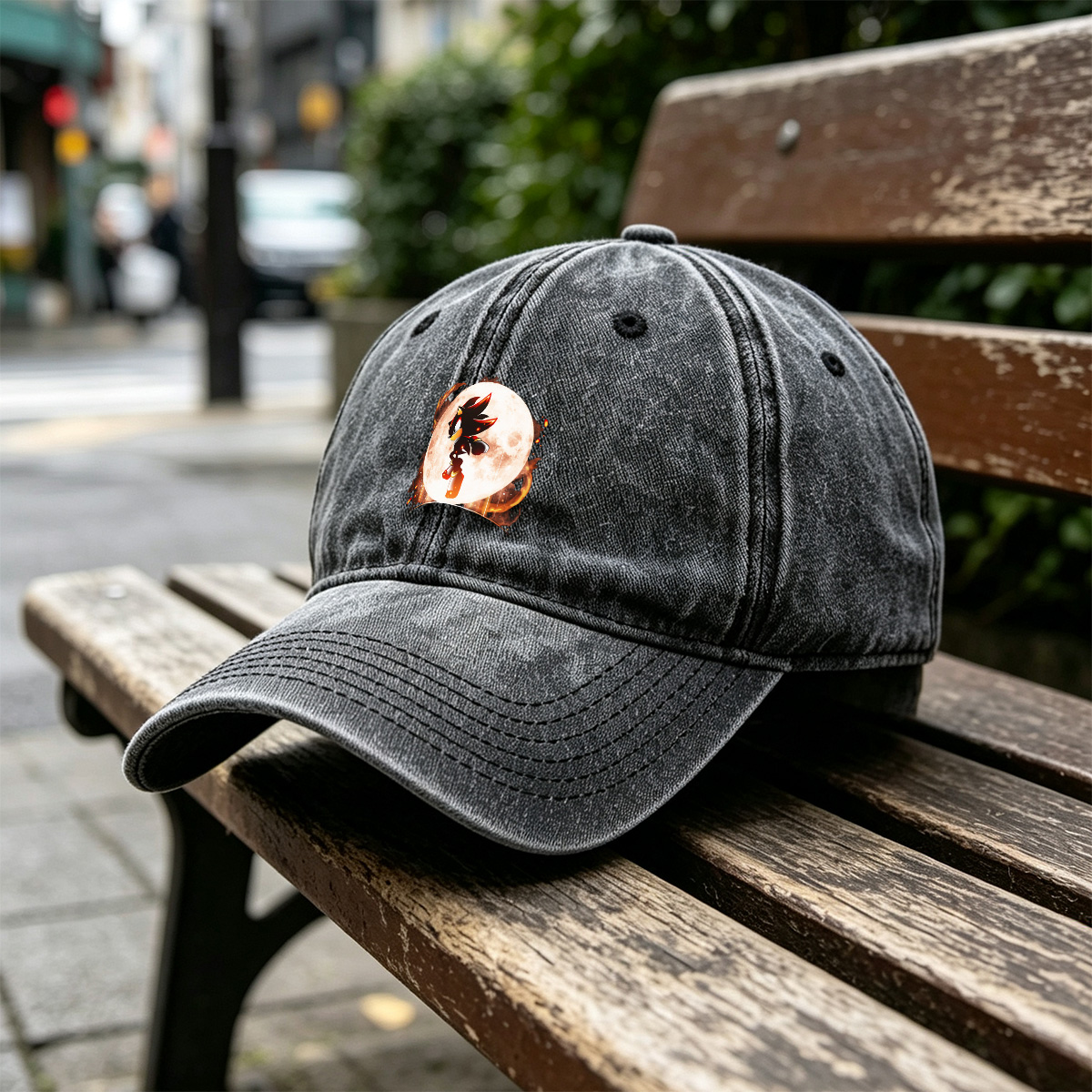 Sonic the Hedgehog: Shadow the Hedgehog Moonlight Leap - Washed Denim - Baseball Cap