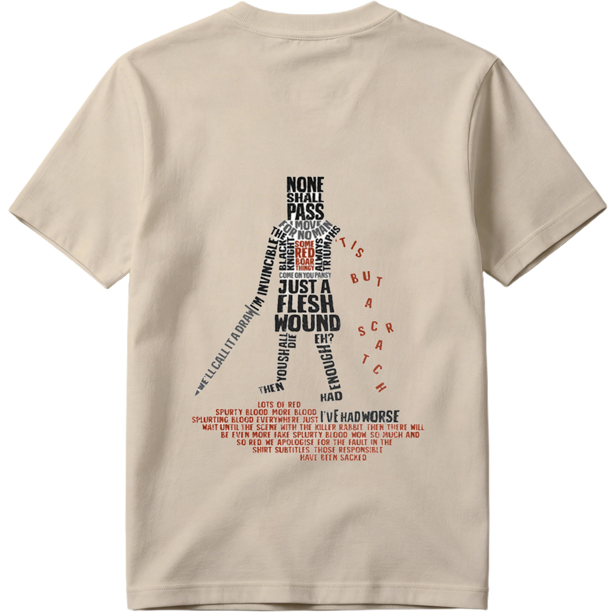Monty Python and the Holy Grail - Knight's Quote Art - Tee
