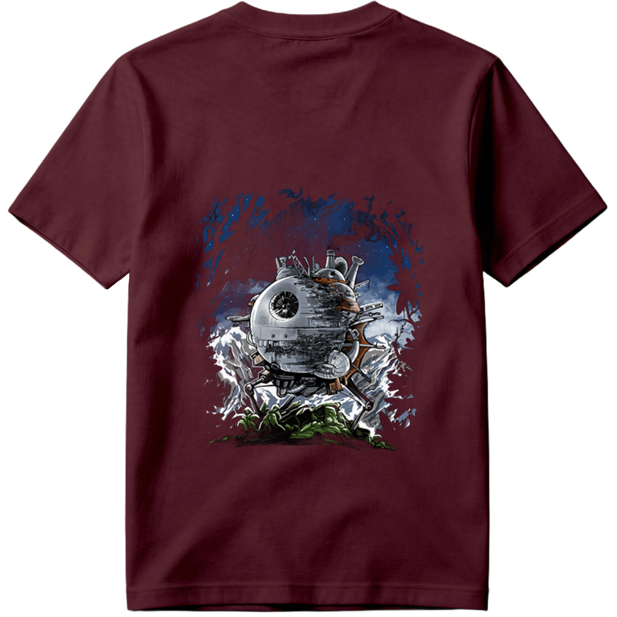Steampunk Death Star in the Forest - Tee