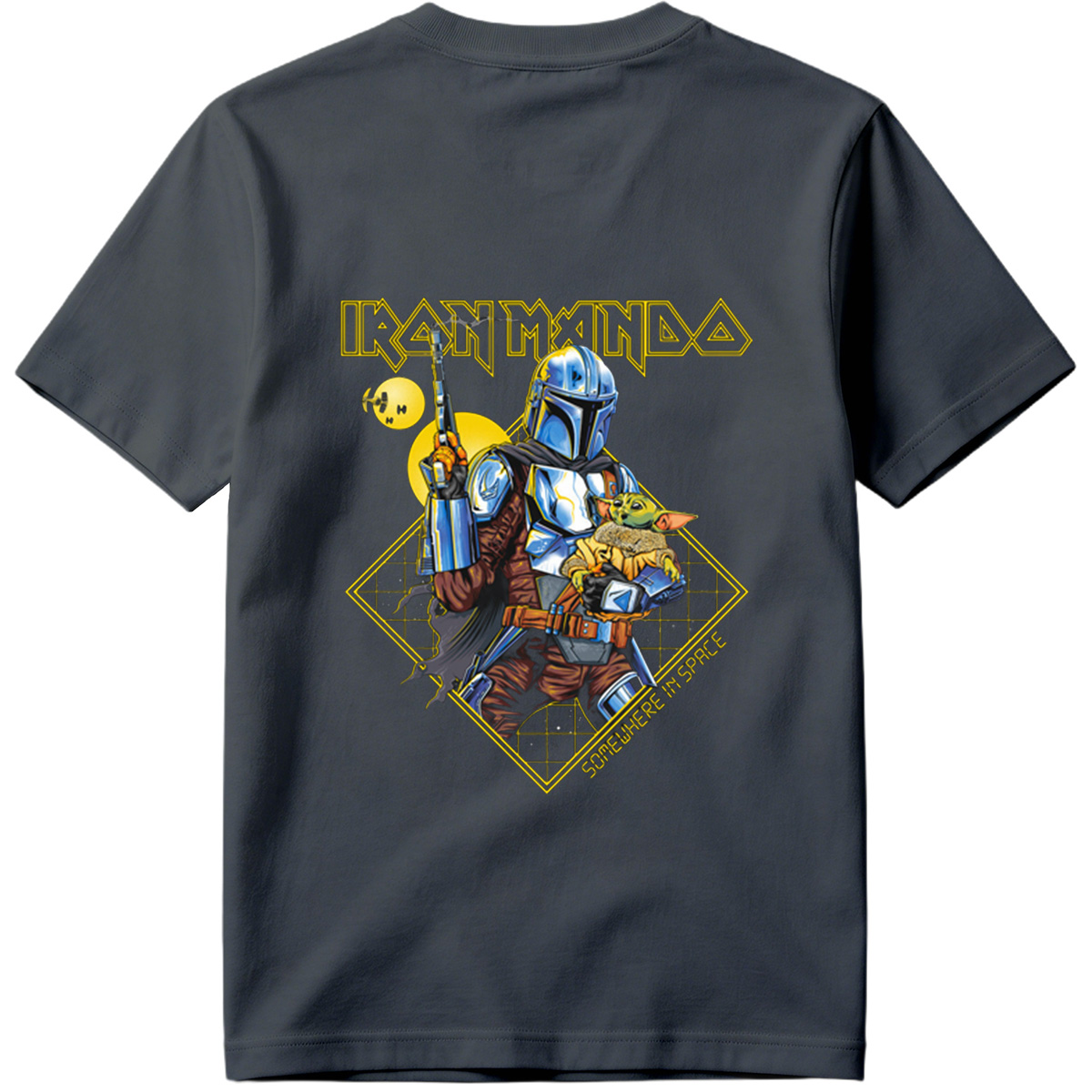 Iron Mando: The Mandalorian and Grogu in Space - Tee
