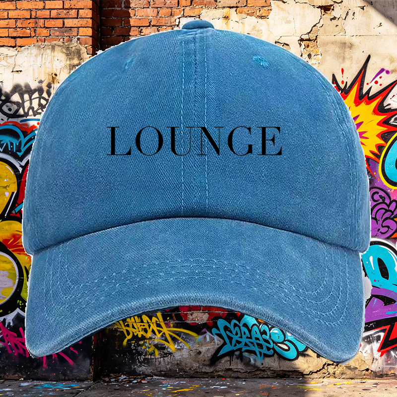 Men's Printed Washed Cap with 