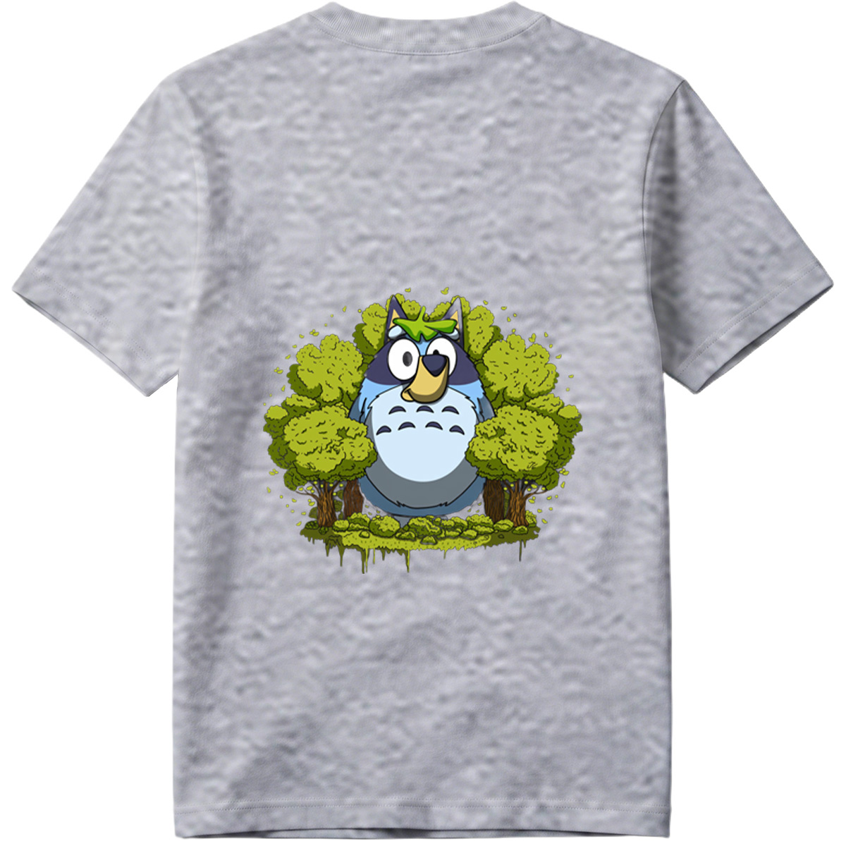 Totoro and Bluey in the Forest - Tee