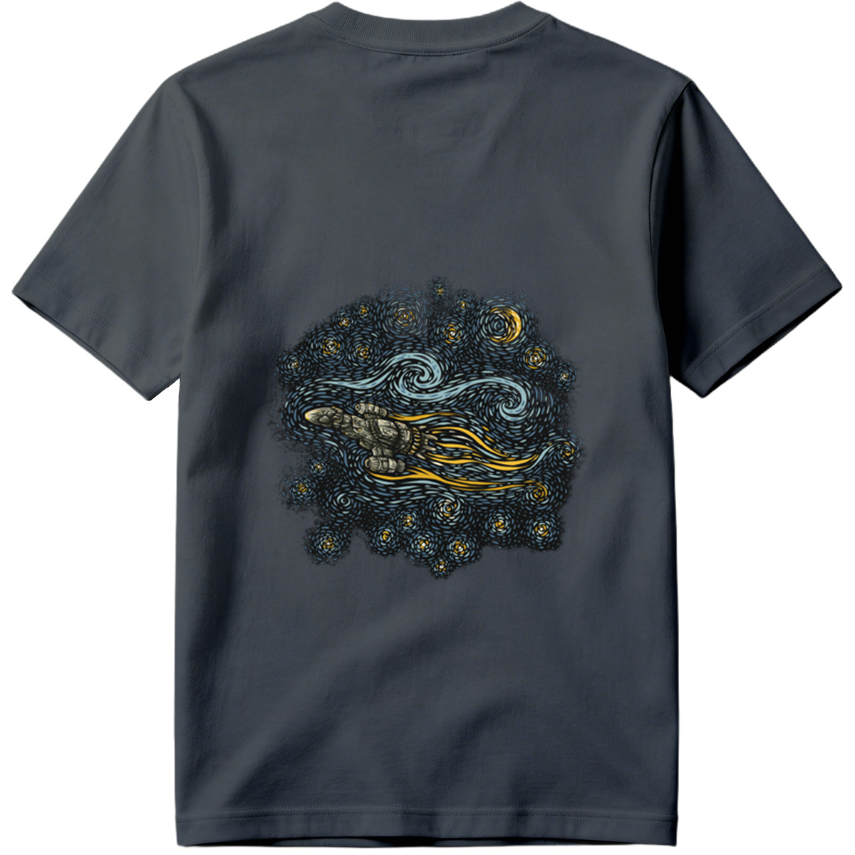 Cyberpunk Hand in Starry Night - Tee