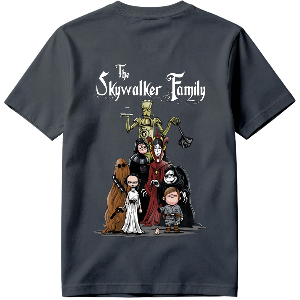 The Skywalker Family: Star Wars Characters Parody - Tee