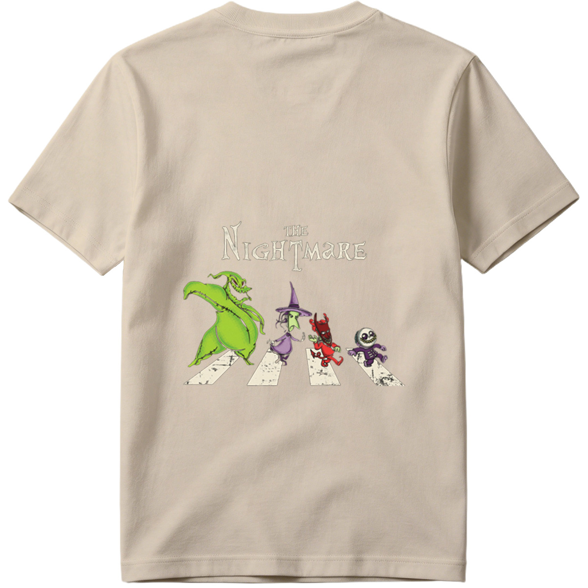 The Nightmare: Oogie Boogie, Witch, Devil, and Jack Skellington Crossing - Tee