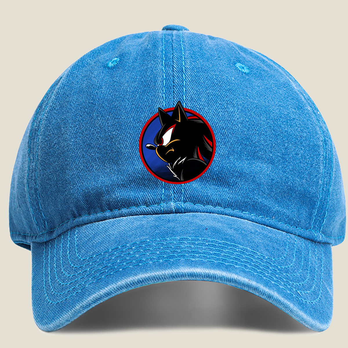 Sonic the Hedgehog - Shadow the Hedgehog - Washed Denim - Baseball Cap