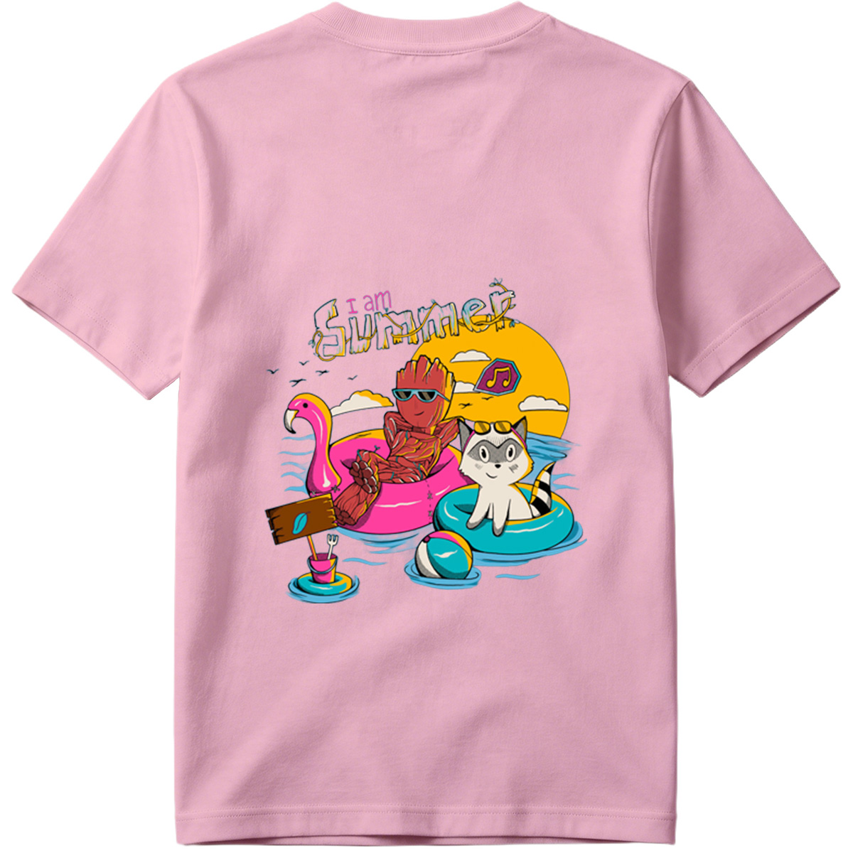Guardians of the Galaxy: Groot and Rocket Summer Vibes - Tee