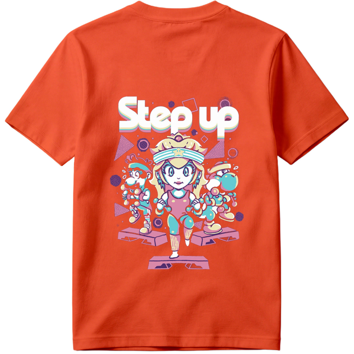 Step Up: Princess Peach, Mario, and Yoshi in Sync - Tee
