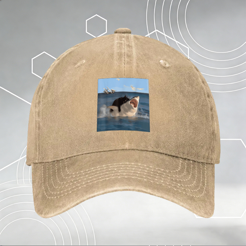 New Baseball Cap with Blue Bandana Print Pattern and White Floral Design, Unisex Adjustable Hat for Outdoor Activities, Casual Streetwear, Perfect for Youth and Adults