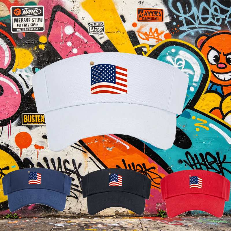 Unisex Classic Mesh Back Hat with American Flag Print - Lightweight Breathable Sun Protection Cap for Outdoor Activities, Ideal for Adults Seeking Patriotic Style and Comfort During Sports, Beach, Camping, or Casual Wear