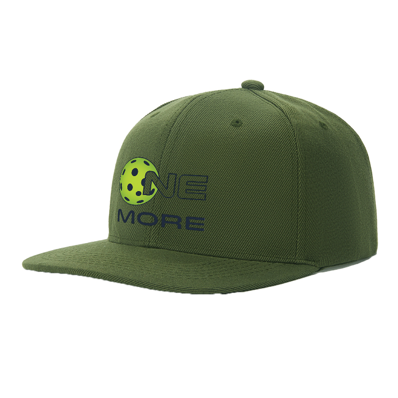 Flat Brim Baseball Cap One More Dotted Globe Logo Streetwear Underground Skate Style for Basketball Court Skate Park Urban Riders and Rap Artists